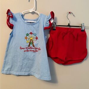 Emi Claire Blue and Red Ferris Wheel Fair Outfit